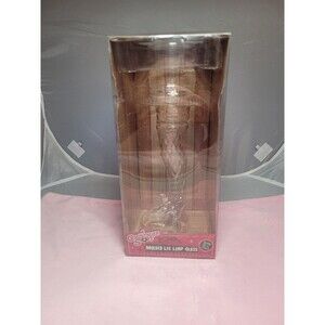 A CHRISTMAS STORY 18 oz Molded LEG LAMP Drink Glass Fragile Collectible c5